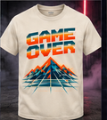GAME OVER Cream / Retro Tee